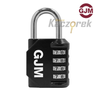 Kłódka GJM 005 - Z43 - kłódka szyfrowa - czarna
